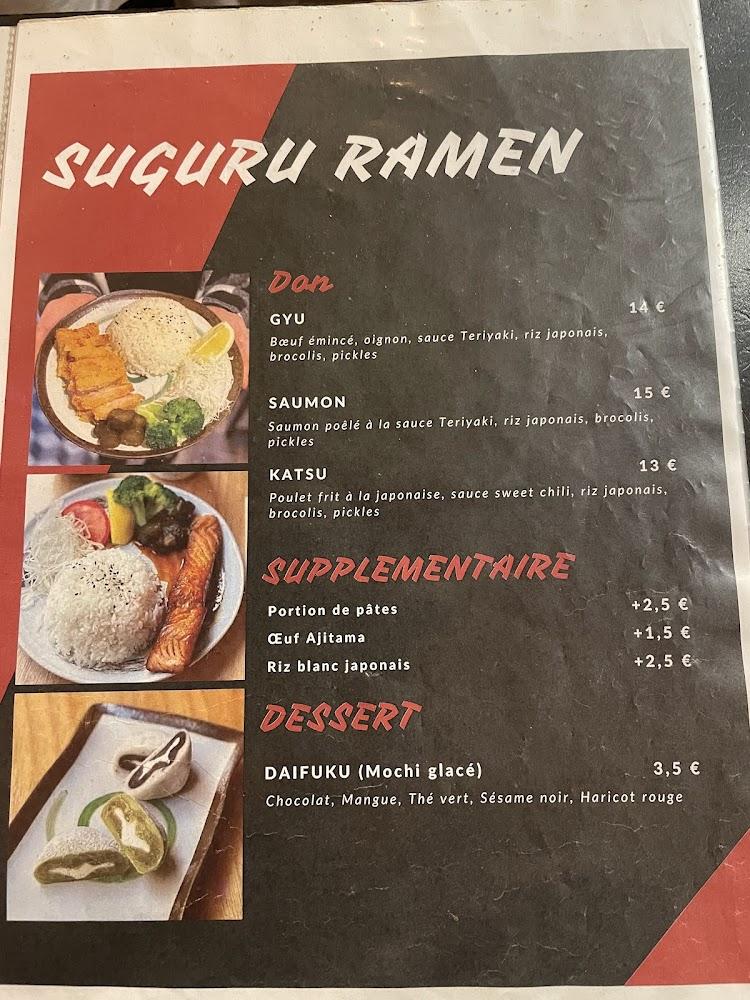 Suguru ramen - Menu Image 3